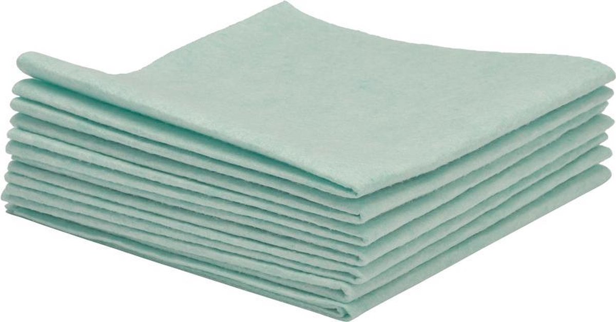 Viscose Vaatdoek - 40 x 38cm - 7 Stuks - Groen