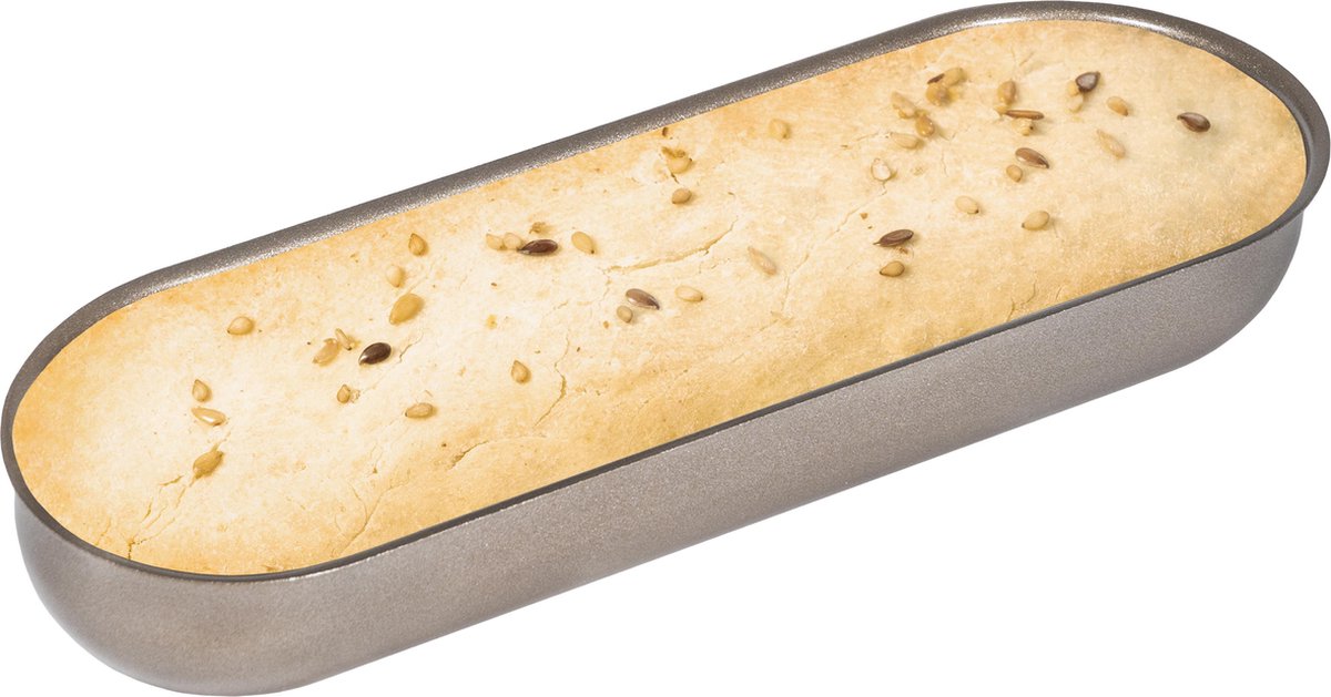 Krumble Bakvorm ovaal / Cakevorm / Springvorm / Bakvormen / Bakken / broodbakvorm / Broodvorm - Antikleef - 18