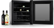 Klarstein MKS-1 Wijnkoelkast  48 liter /16 flessen - touchpadbediening - binnenverlichting met blauwe LED's - zwart