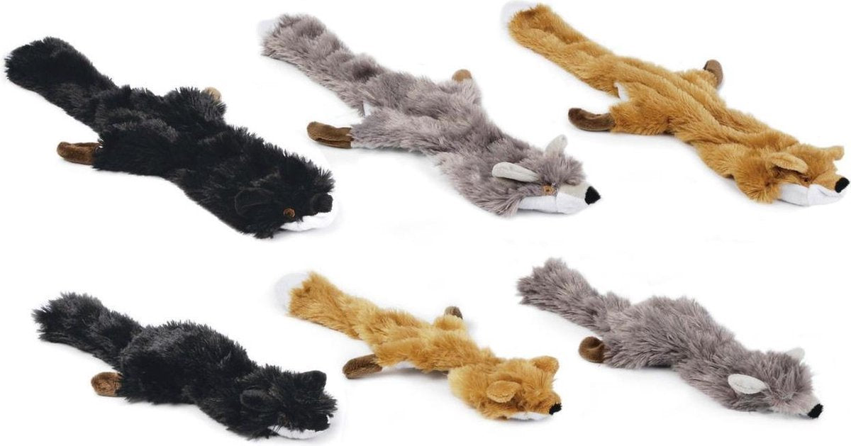 Flatinos plush fox brown