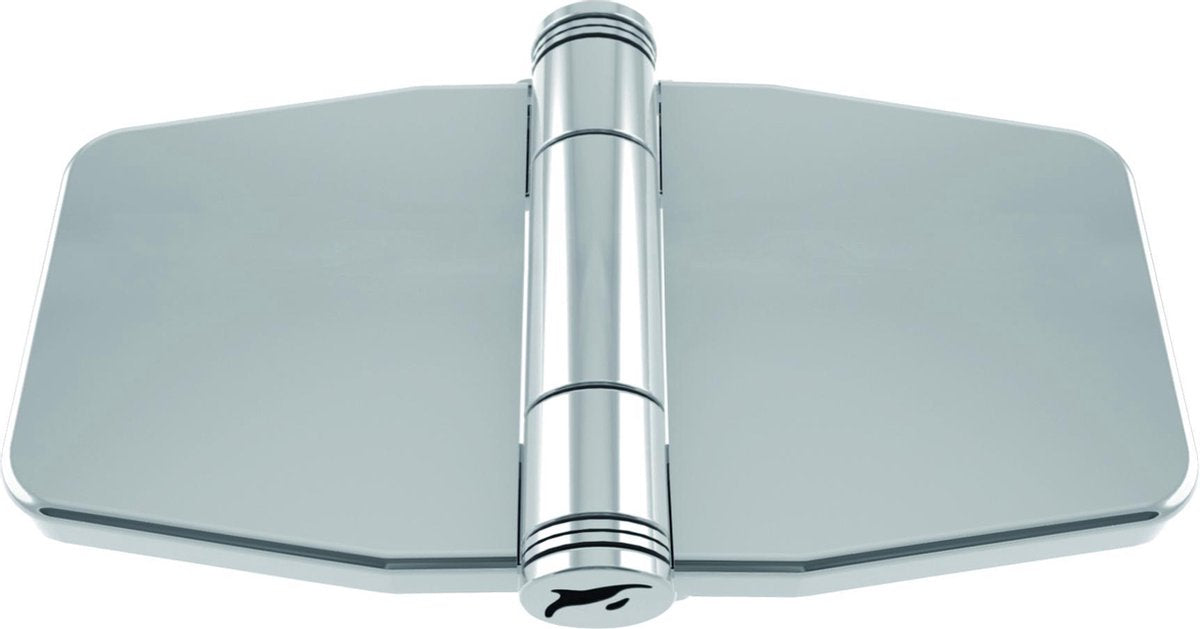 Staartscharnier - 78x45x2 - Rvs 316 - Knoop boven