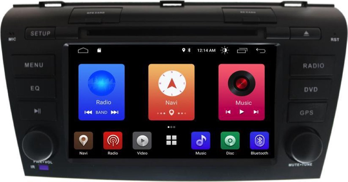 Mazda 3 Android 10 Autoradio | 2004 t/m 2009 | Carplay | Davilon