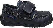 Naturino velcro lederen mocassins 4110 navy mt 19