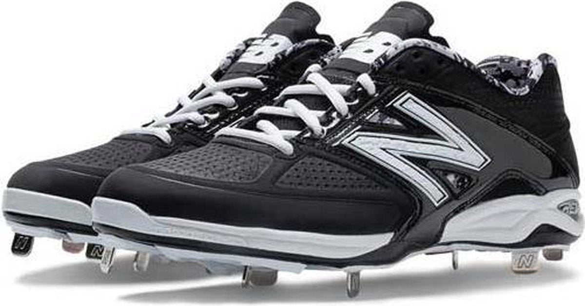 New Balance 4040V2 Laag Model Honkbalschoenen - Zwart/Wit - Maat US 12