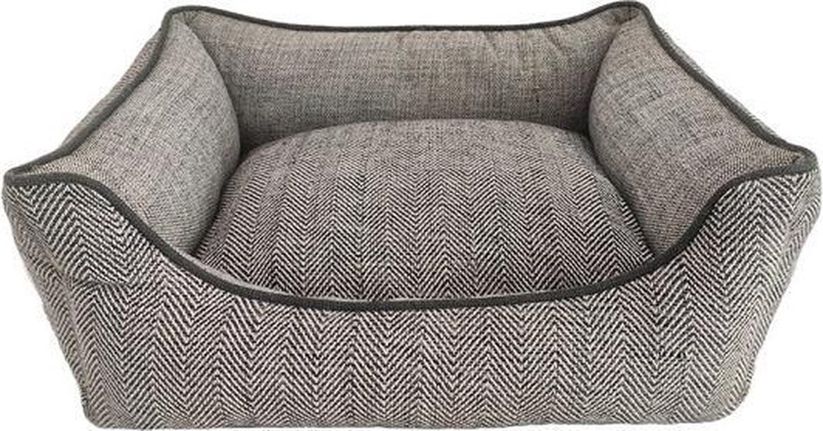 51Dn Resploot Hondenmand F1 Zwart/Grijs-50 cm