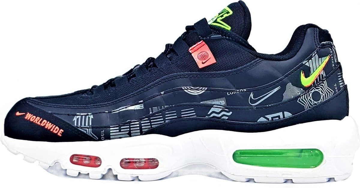 Air Max 95 WW Black/ White-Green Strike - Maat 43