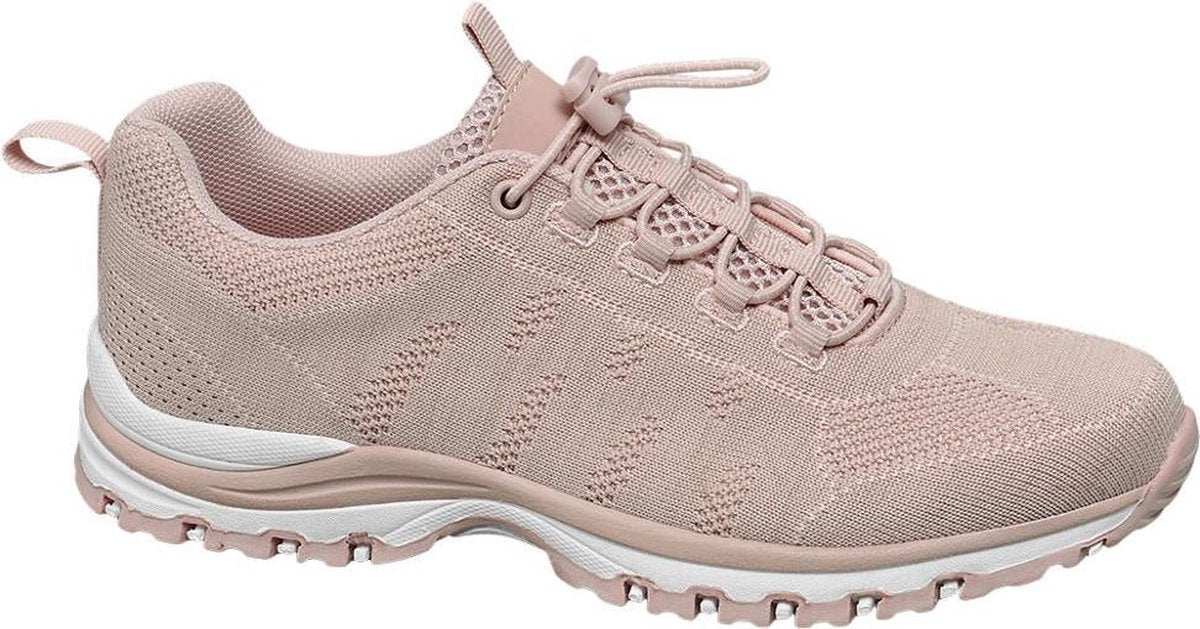 Landrover Dames Lichtroze wandelschoen flyknit - Maat 37