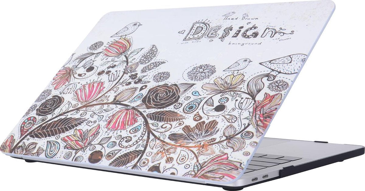 Mobigear Hardshell Case Bloemen Serie 30 Macbook Pro 15 inch Thunderbolt 3 (USB-C)