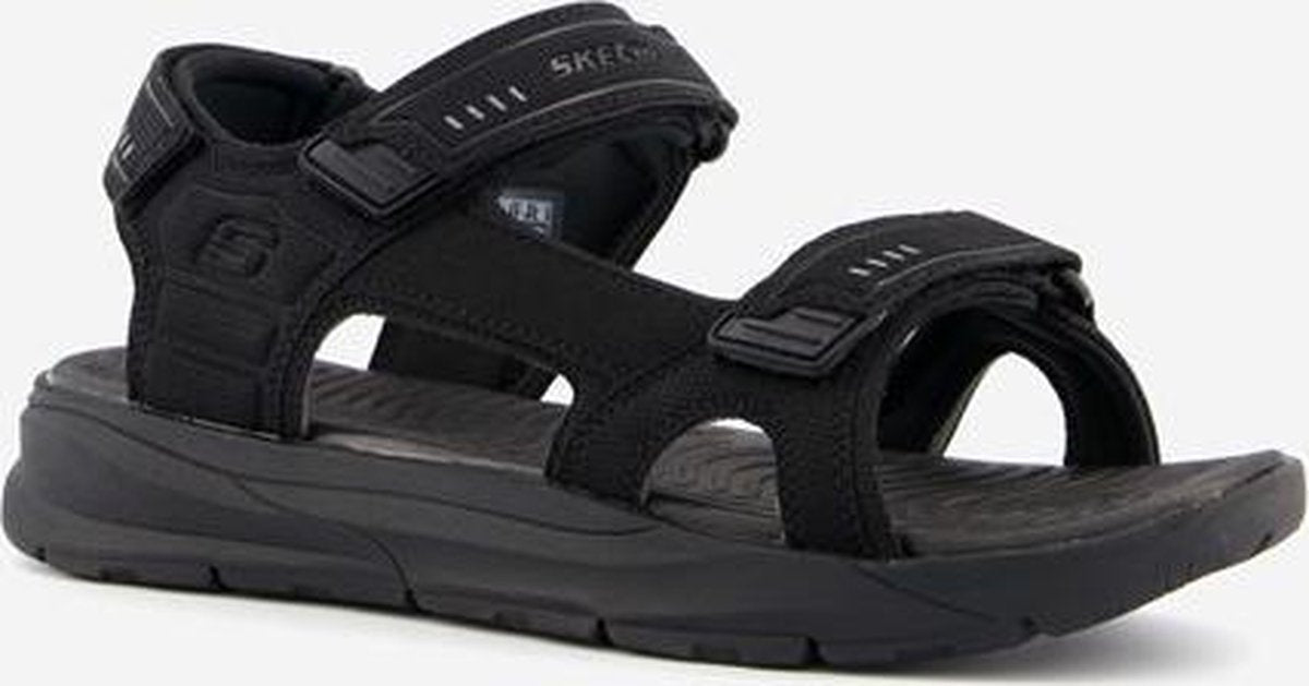 Skechers Relone Senco heren sandalen - Zwart - Maat 42 - Extra comfort - Memory Foam