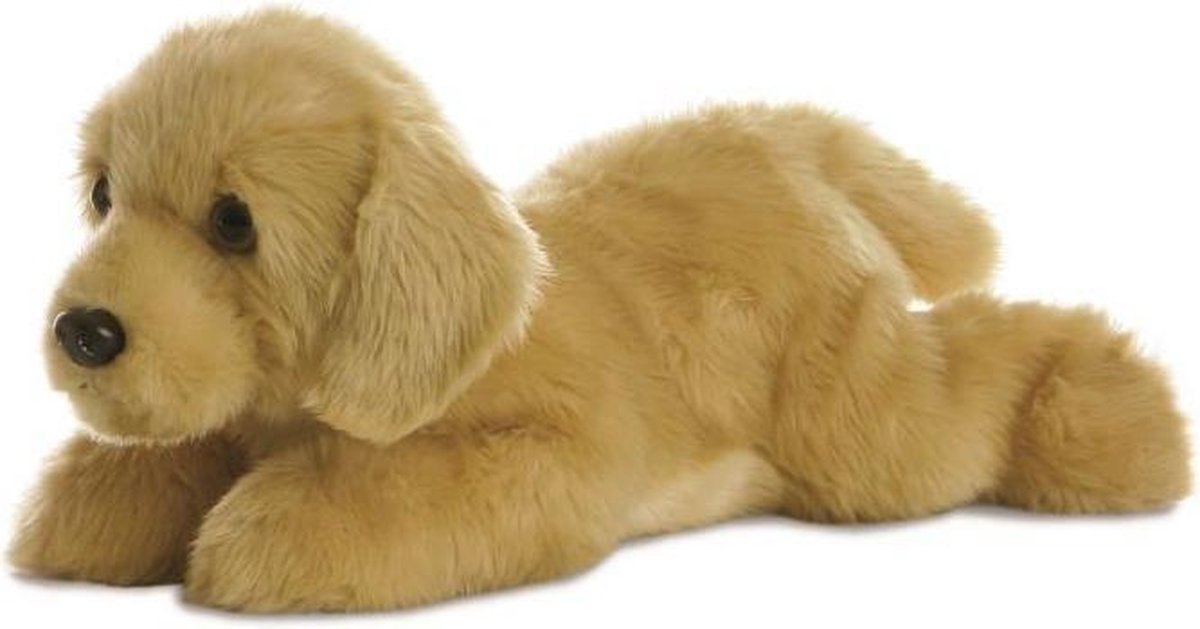 Aurora Knuffel Mini Flopsie Goldie Labrador Vos 30 Cm