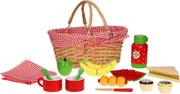 Playwood - Rieten picknickmand inclusief inhoud