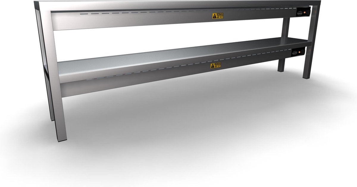 Professionele Combisteel Etagere Keramisch Verwamd 2 Niveaus 2000
10 Heaters Ã€ 250W | 7020.0755 | Horeca