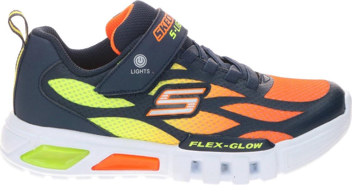 Skechers - Flex Glow Dezlo - Jongens - Sneakers - Blauw