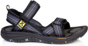 Source Sandalen Gobi Heren Eva/polyester Grijs/zwart Mt 39