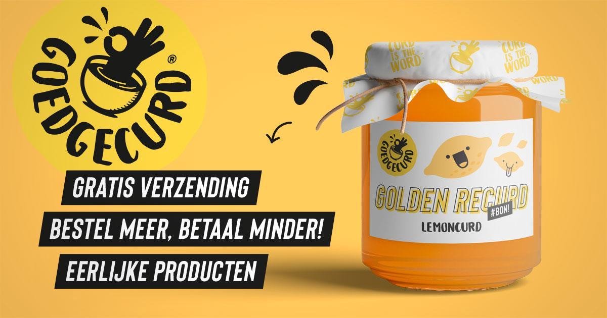 Goedgecurd - Curds - Lemon Curd - Ambachtelijke Lemon Curd - 2 potten