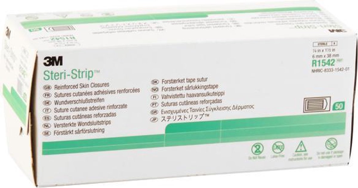 3M Hechtpleister Steristrip 6mm x 38 mm