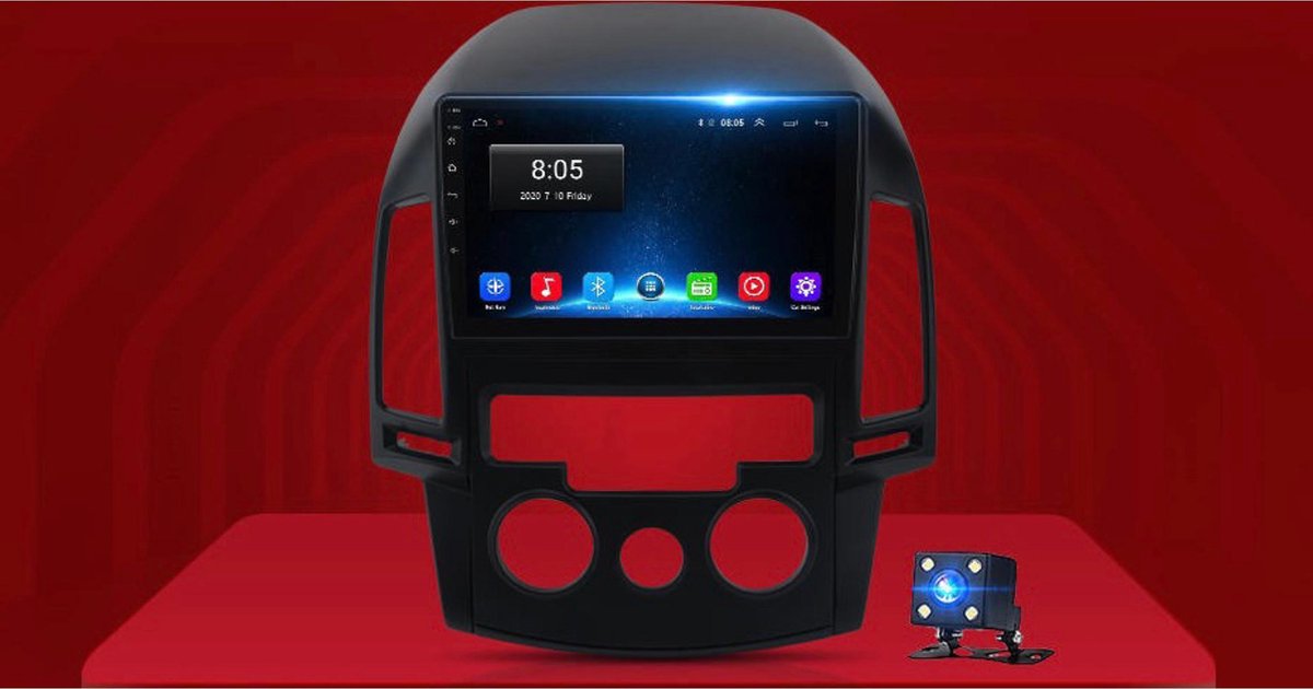 Gratis Camera! Hyundai I30 Android 10 navigatie en multimediasysteem Bluetooth USB WiFi 4+64GB 4G DSP