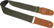 Professionele Verstelbare Stevige Gitaarband - Gitaarbanden - Guitar strap Band - Luxe Gitaarriem - Gitaar Riem - Bas Elektrische Akoestische Klassieke Gitaar - Verstelbaar - 100% Katoen - Groen Kurk