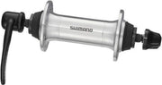 Voornaaf Shimano RM70 QR 36 gaats - zilver