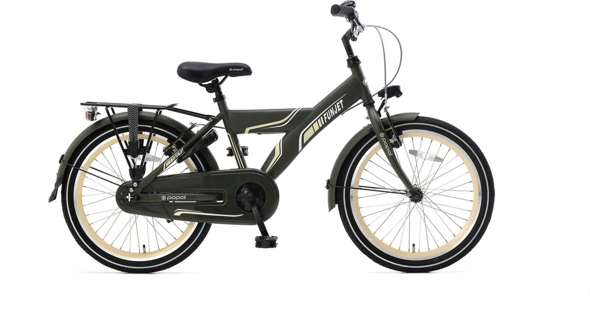 Supersuper Funjet X Kinderfiets - 20 inch - Groen