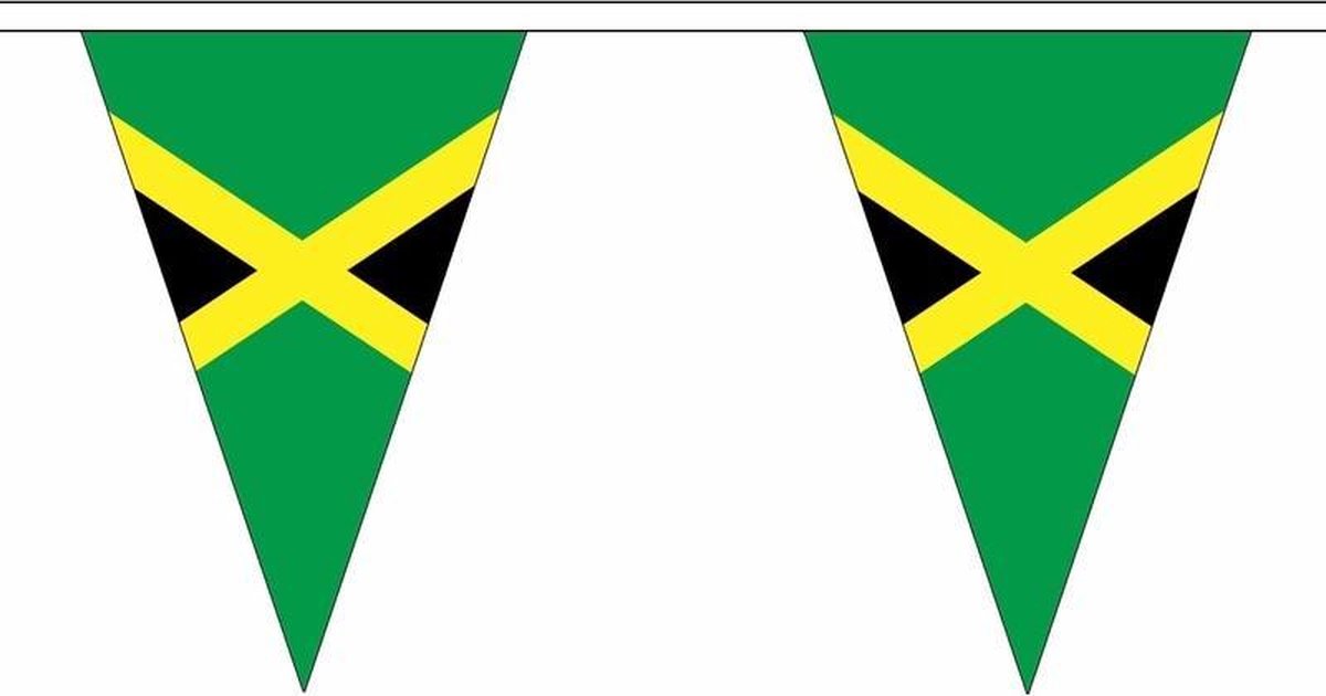Polyester vlaggenlijn Jamaica 5 meter