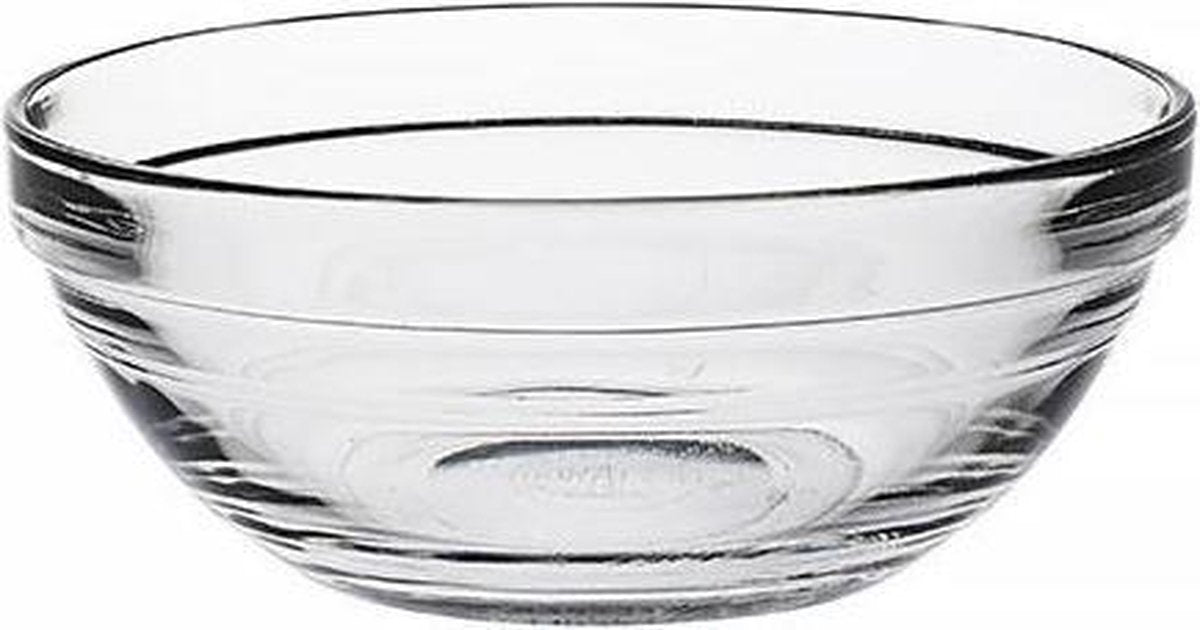 Duralex Stapelbare Schaal in Gehard Glas Lys Empilable ø12xH4
