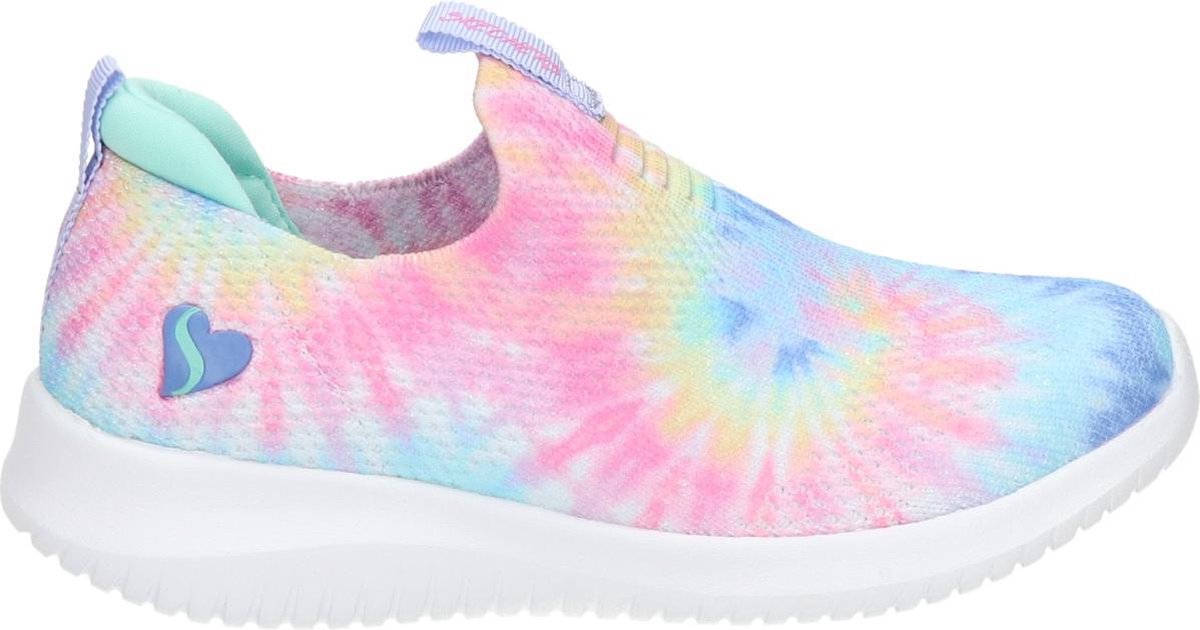 Skechers Ultra Flex meisjes instapper - Blauw multi - Maat 29