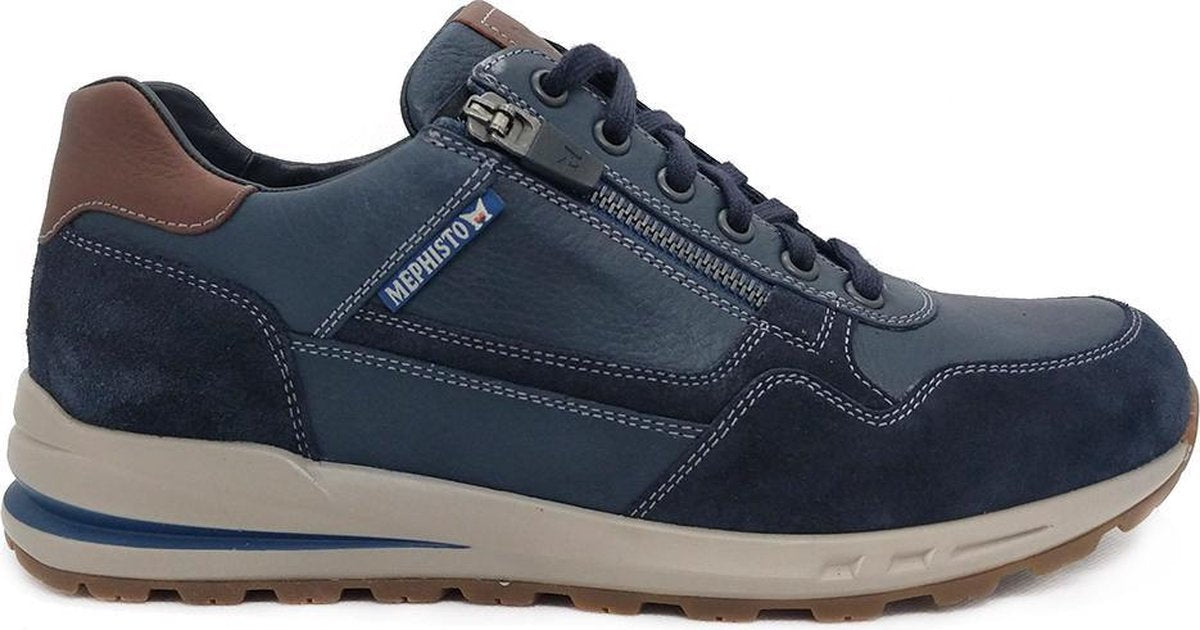 Blauwe Mephisto Veterschoenen Bradley