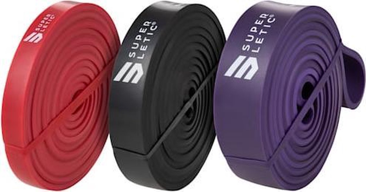 CAPITAL SPORTS Uros Powerband - Fitnessband - Resistance band - Weerstandsband - 100% latex - Inclusief tas & handleiding