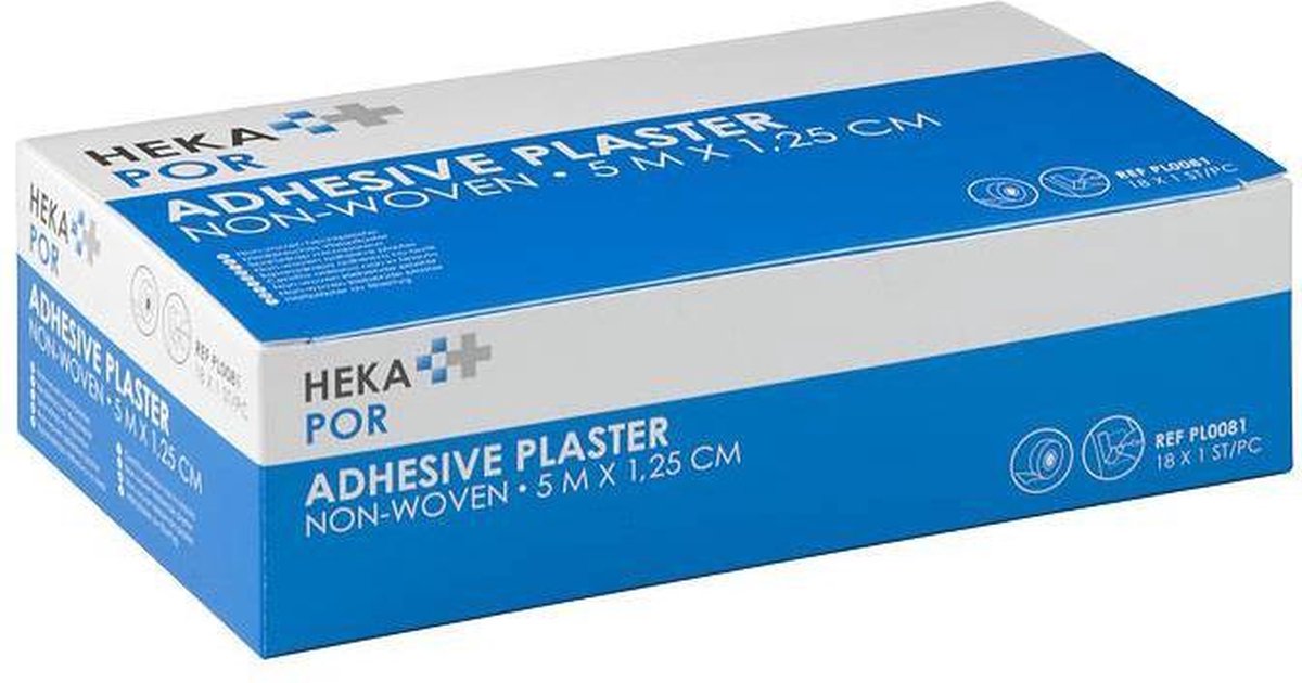 HEKA por non-woven hechtpleister ring 5 m x 1