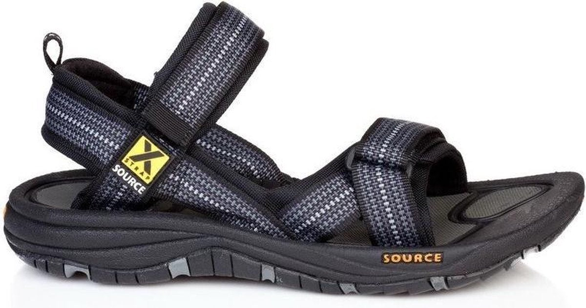 Source Sandalen Gobi Heren Eva/polyester Grijs/zwart Mt 47