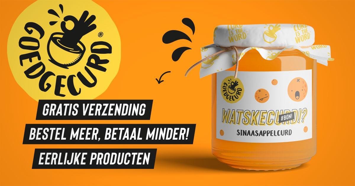 Goedgecurd - Curds - Sinaasappel Kaneel - 2 Potten