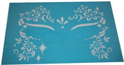 Schmink sjabloon Aqua Face & Body paint template Lente Prinses