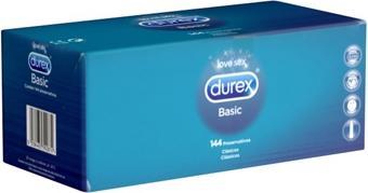 Bundle - Durex - Durex Natural (Basic) Condooms 144 stuks met glijmiddel