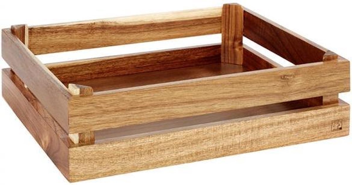 Houten buffetsysteem superbox - 35x29xh10 -5 cm - lichtBruin