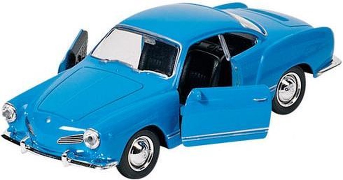 Goki Metalen volkswagen karmann-ghia coupe 1957 blauw