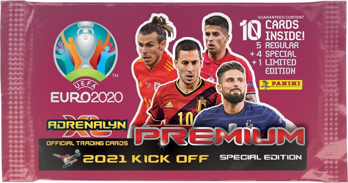Panini Adrenalyn XL UEFA EURO 2020 Kick Off Premium Packet - Voetbalplaatjes
