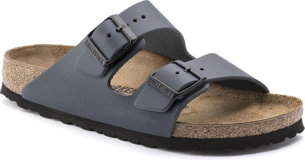Birkenstock slipper ARIZONA Blue narrow Naturleder Smooth Leather - Maat 42