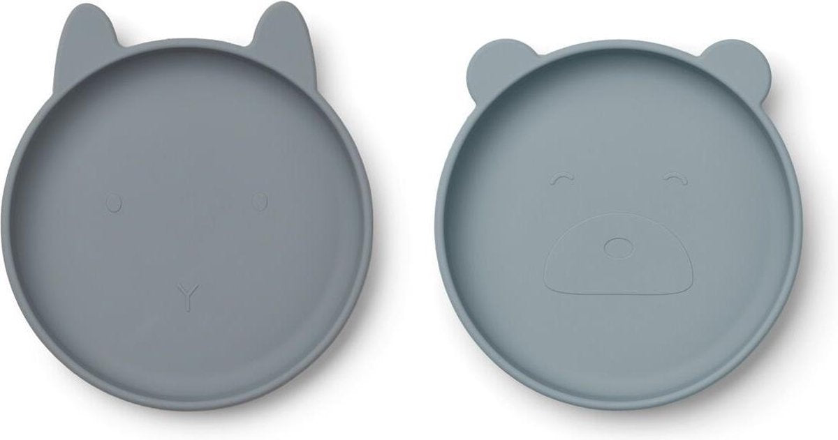 Liewood - Olivia plate 2pcs Blue mix