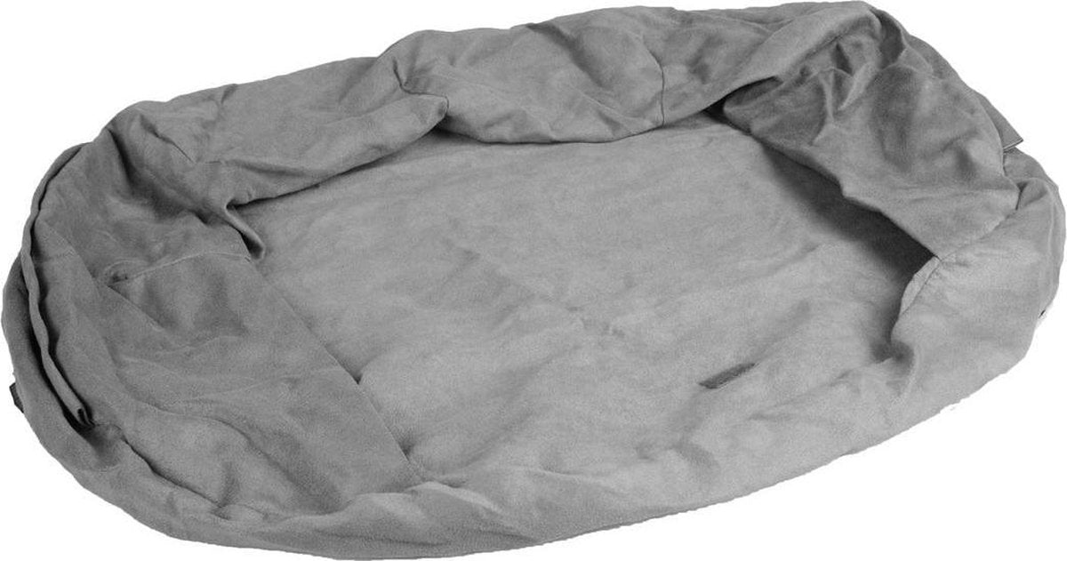 Hondenmand Ortho Ovaal Hoes Grijs - 72 x 50 x 20 cm