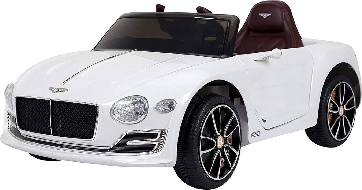 HOMCOM Accu kinderauto Bentley leder met afstandsbediening radio en verlichting 12V 2