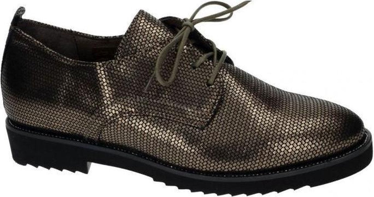 Softwaves -Dames -  brons - lage gesloten schoenen - maat 38