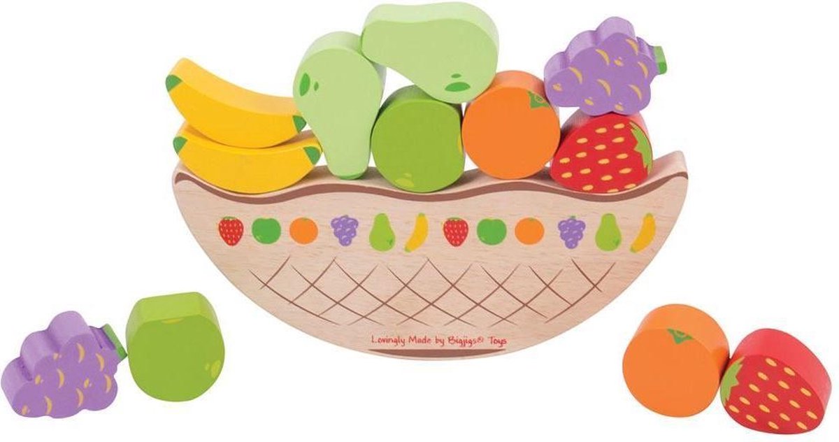 Houten Balansspel Fruit