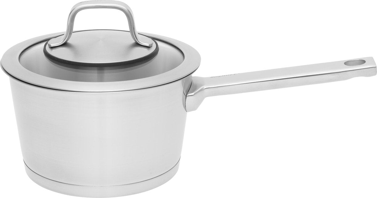 Sauspan 16 cm incl. glazen deksel - RVS - BergHOFF | Essentials