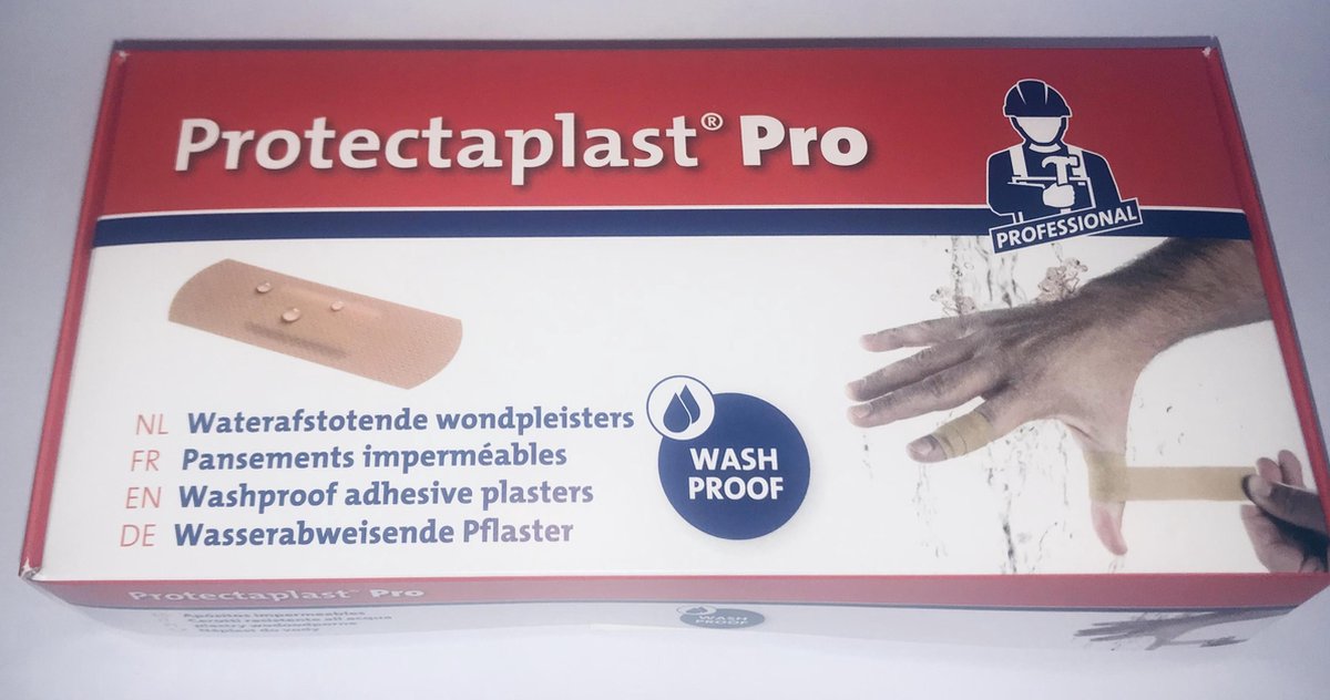 Detectaplast - Waterbestendige wondpleister - 100 stuks - 25 x 72 mm