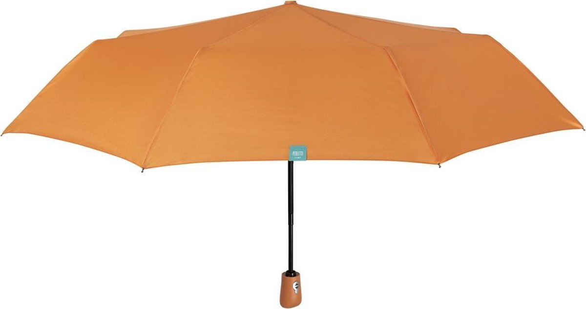 Perletti Mini-paraplu Automatisch 98 Cm Fiberglas Oranje