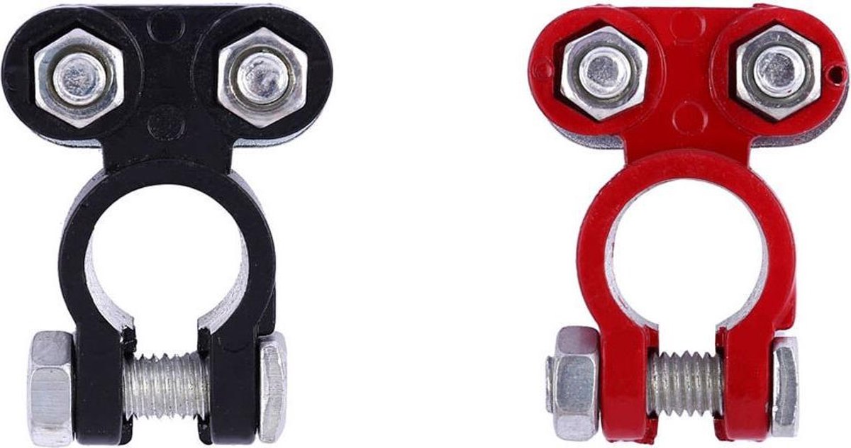 Procar - UAK12 - Set Universele rechte accu klemmen
