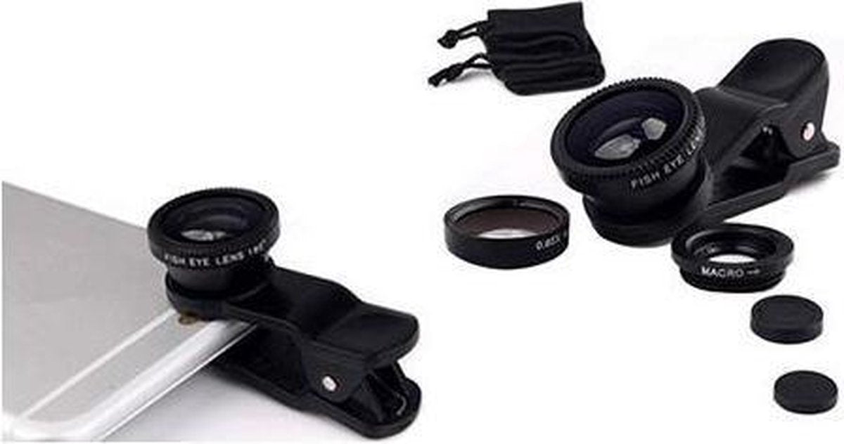 3-in-1 Lenzenset Voor Je Smartphone