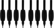 8 rubber tattoogrips- ZONDER NAALD- tatoeage grips in verschillende maten