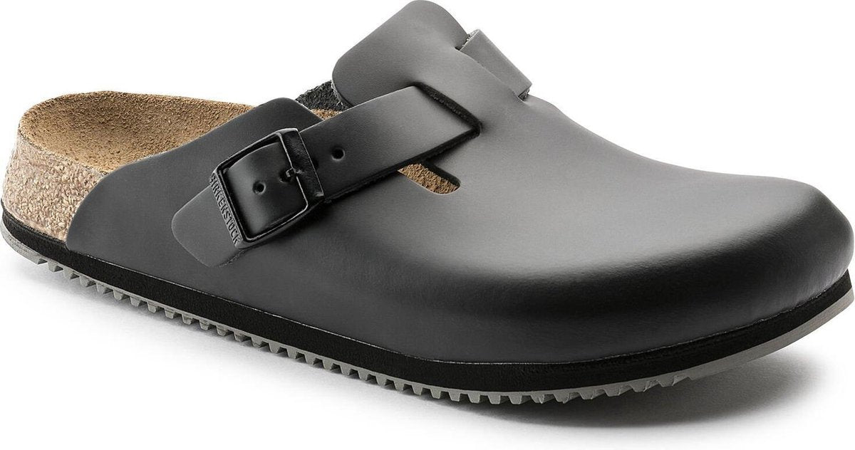 Birkenstock Boston Regular Clogs - Black - Maat 42